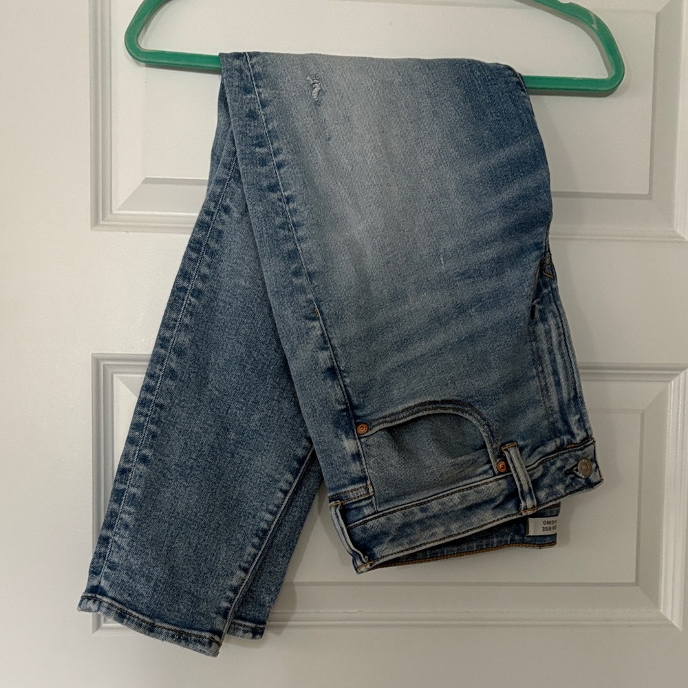 American Eagle Outfitters Women's Blue Straight Jeans